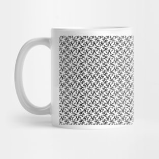 Black and white Victorian pattern Mug